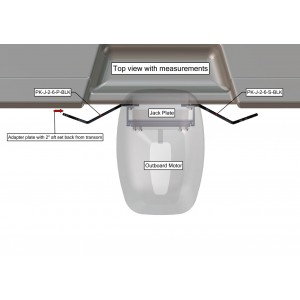 Dual J-2-6 Adapter Plate Kit Black